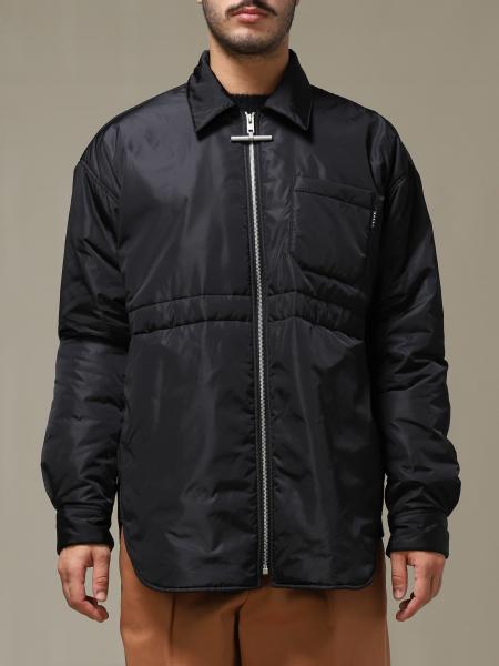 MARNI: Sports jacket with zip in padded nylon - Black | Marni jacket ...