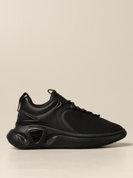 BALMAIN: sneakers for man - Black | Balmain sneakers UM0C240LSSH online ...