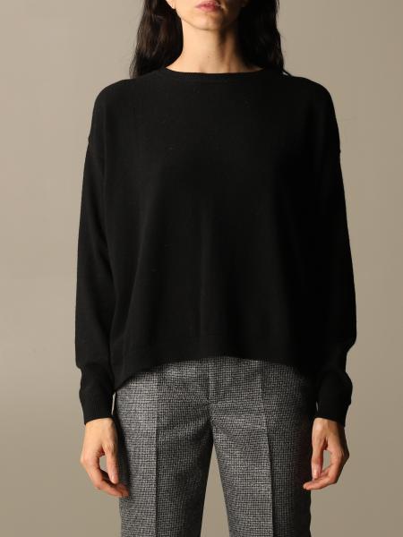 Kaos Outlet: basic crewneck sweater - Black | Kaos sweater MI1FP026 ...