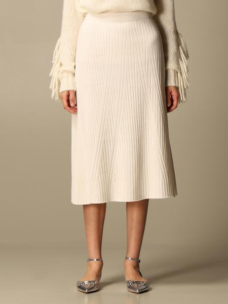 D.exterior: Gonna longuette D.exterior in cashmere