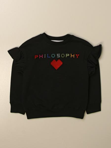 Philosophy Di Lorenzo Serafini crewneck sweatshirt with rhinestone logo
