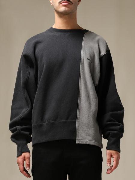 AMBUSH: two-tone crewneck sweatshirt - Black | Ambush sweatshirt