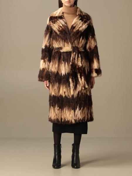 Fur coats women Alberta Ferretti