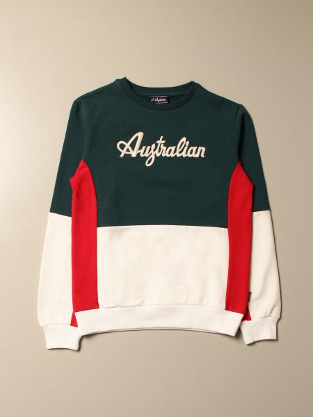 Australian: Felpa a girocollo Australian bicolor