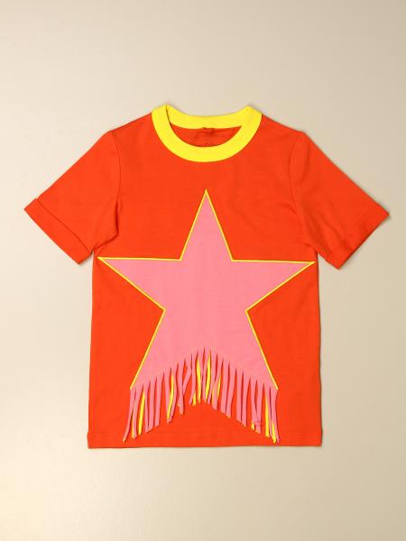 Abito a t-shirt Stella McCartney con stella e frange