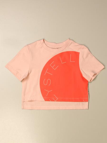 STELLA MCCARTNEY: logo t-shirt | T-Shirt Stella Mccartney Kids Pink | T