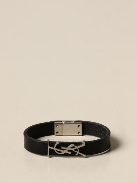 Opyum Saint Laurent leather bracelet with YSL monogram