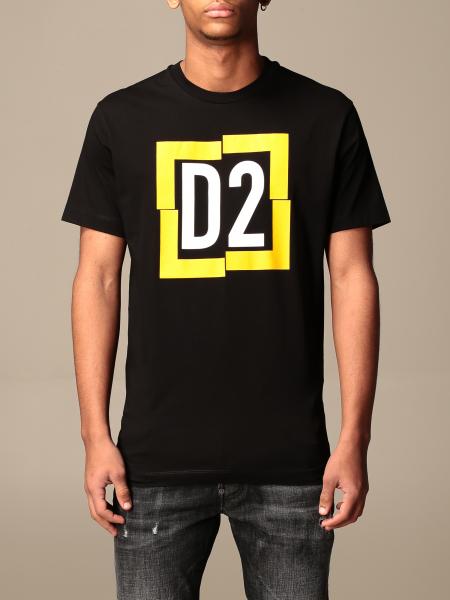 DSQUARED2: basic t-shirt with logo | T-Shirt Dsquared2 Men Black 