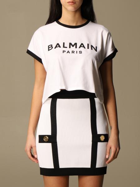 balmain donna t shirt