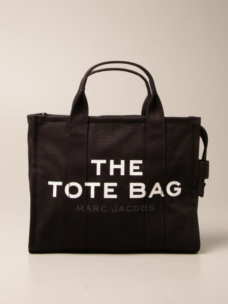 MARC JACOBS: Tote Traveler canvas bag - Black | Marc Jacobs tote bags ...