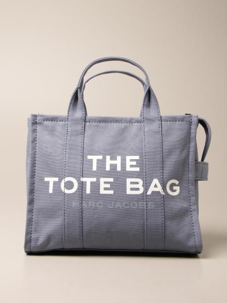 MARC JACOBS: Tote Traveler canvas bag - Blue | Marc Jacobs tote bags ...