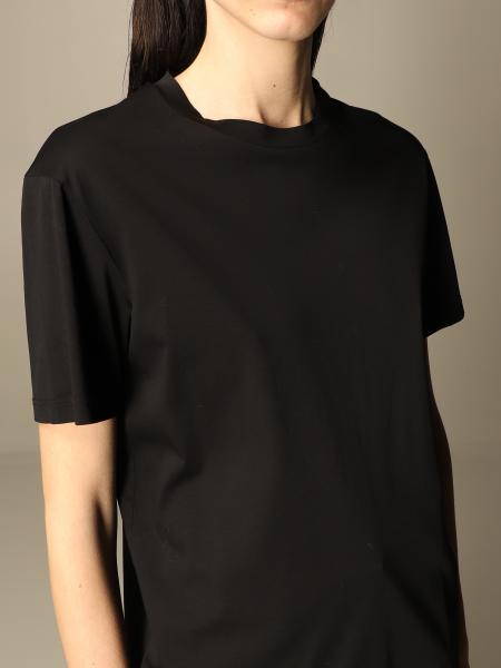 JIL SANDER: basic cotton t-shirt | T-Shirt Jil Sander Women Black 