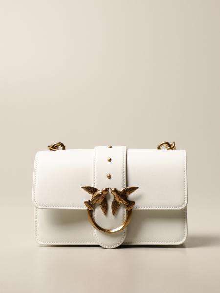 pinko mini love bag simply in leather