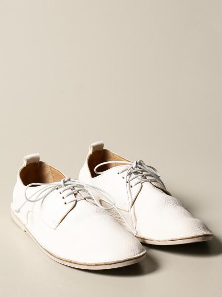 MARSÈLL: Strasacco Derby in volonata leather - White | Brogue Shoes ...