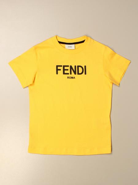 fendi t shirt yellow