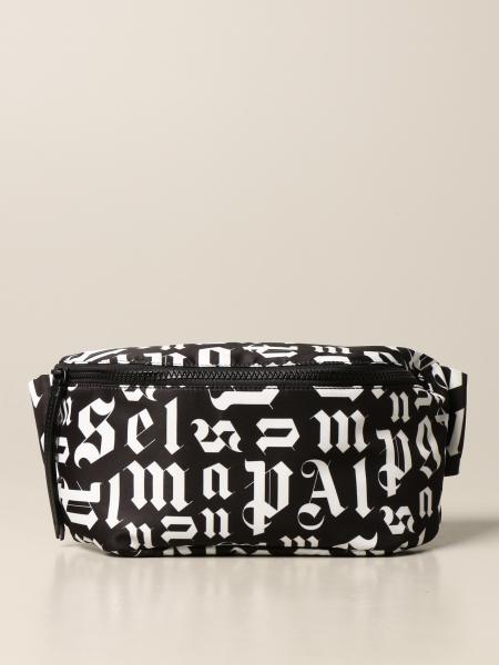 Palm Angels belt bag in canvas with all over logo