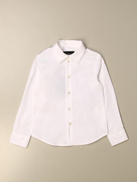 Emporio Armani basic shirt in cotton blend