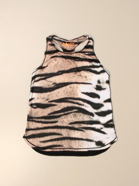 Molo tank top with animalier pattern