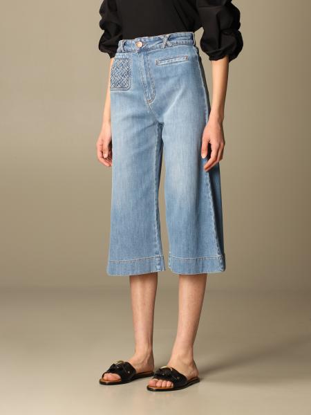 see by chloe denim culottes