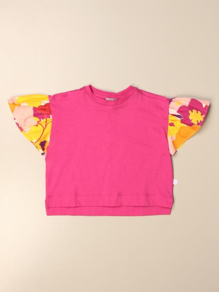 Il Gufo T-shirt with patterned sleeves