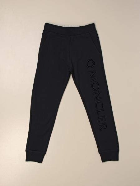 Moncler jogging trousers in cotton with logo