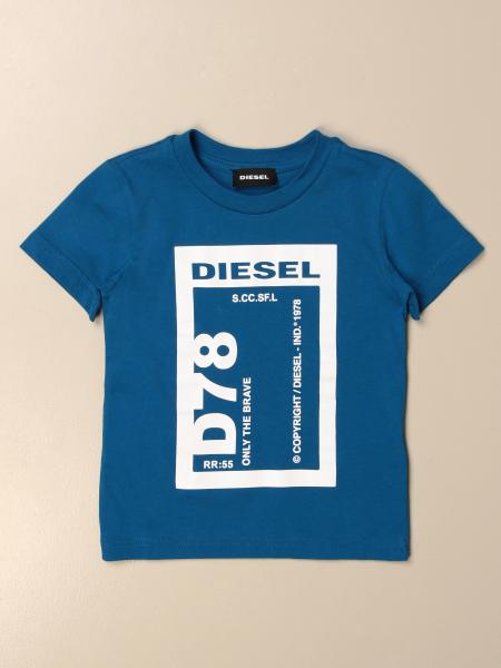 Diesel cotton t-shirt with logo print