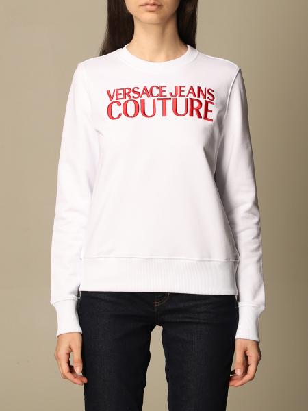 versace jeans couture white sweatshirt