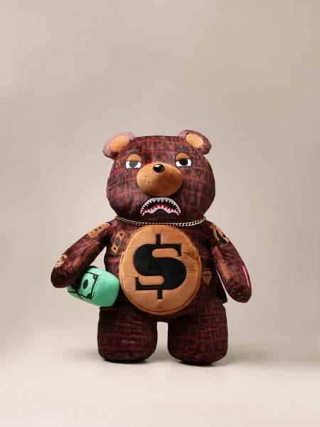 SPRAYGROUND: limited edition teddy bear backpack - Brown | Sprayground ...