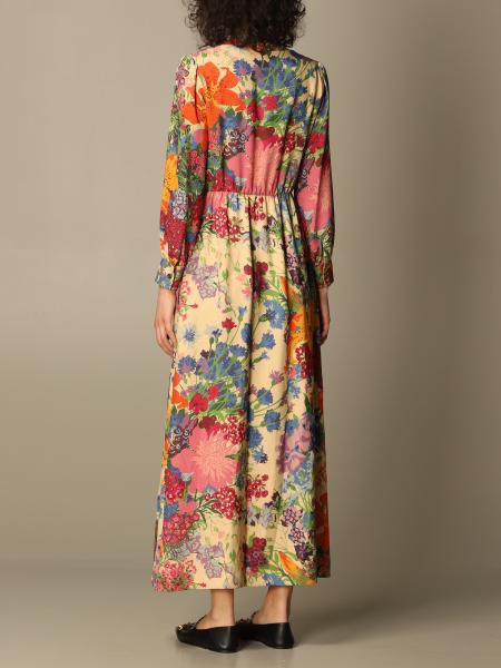 GUCCI: Abito lungo a fantasia floreale - Avorio | Abito Gucci 643354 ZAGH1  GIGLIO.COM