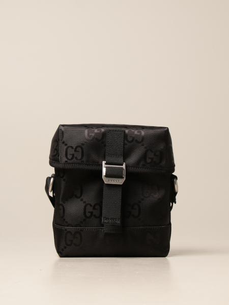 GUCCI Monogram Nylon Crossbody Bag Logo Outlet Belt Bags