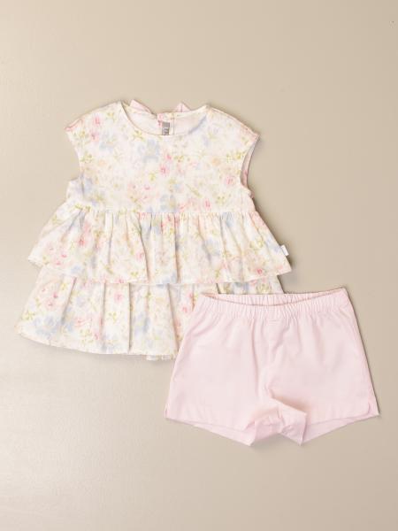 Il Gufo top + shorts patterned set