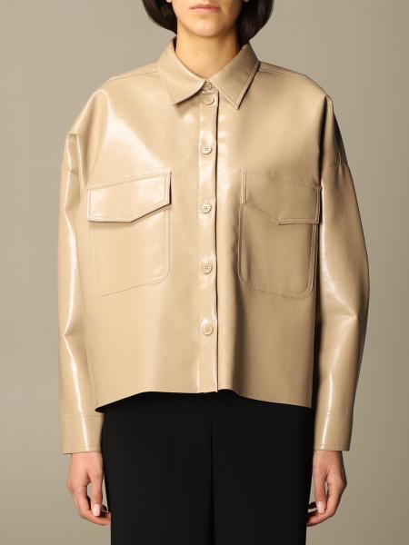 Mm6 Maison Margiela: Mm6 Maison Margiela shirt in synthetic leather