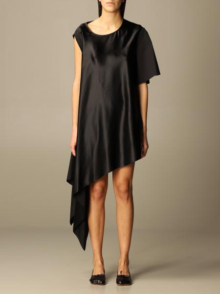 Mm6 Maison Margiela: Mm6 Maison Margiela asymmetrical dress in viscose