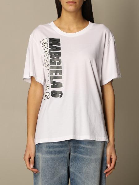 Mm6 Maison Margiela: Mm6 Maison Margiela cotton t-shirt with print