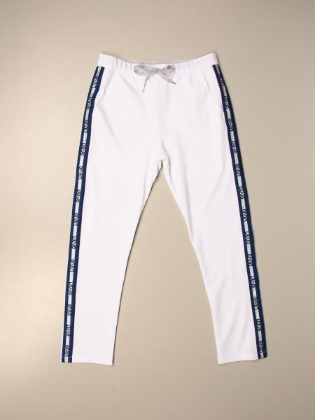 LIU JO: jogging trousers in cotton with logo - White | Liu Jo pants ...