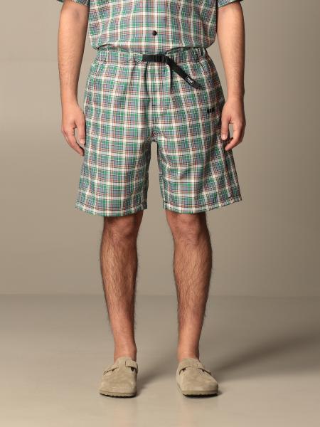 Msgm checked jogging shorts