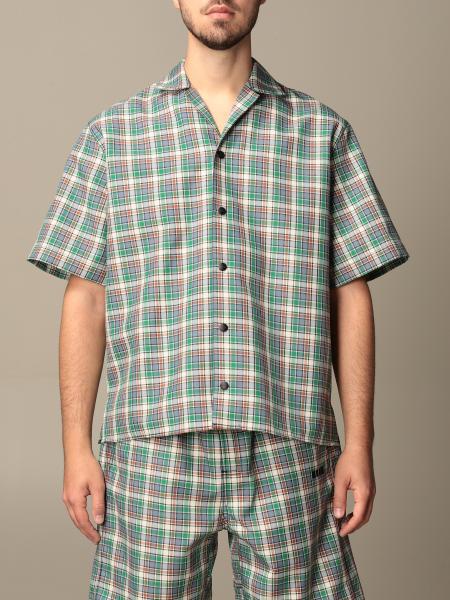 Msgm printed shirt with short sleeves