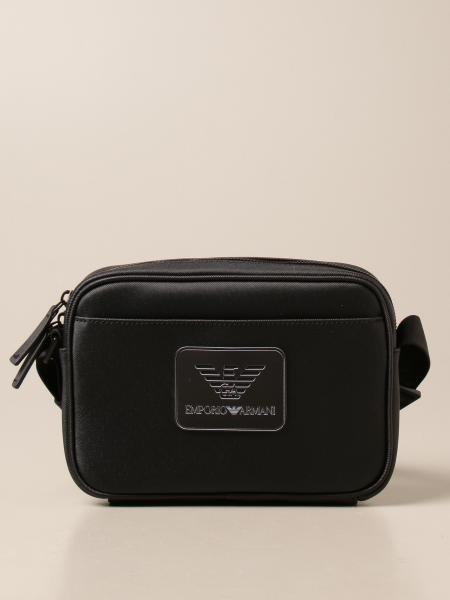 Leather crossbody bag by Emporio Armani