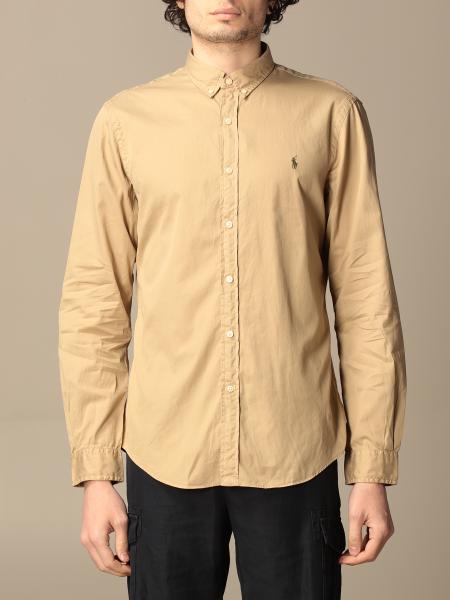 ralph lauren beige shirt