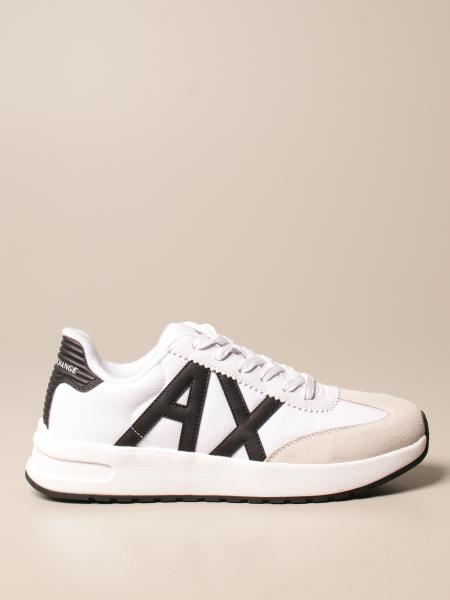 ARMANI EXCHANGE: in synthetic and suede - White | Armani Exchange sneakers XUX071 XV277 online on GIGLIO.COM