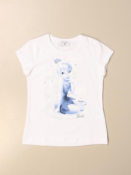 Monnalisa T-shirt with Tinker Bell print