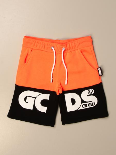 Gcds jogging bermuda shorts in cotton with logo