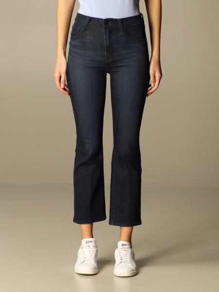 J Brand: J Brand high-waisted cropped jeans