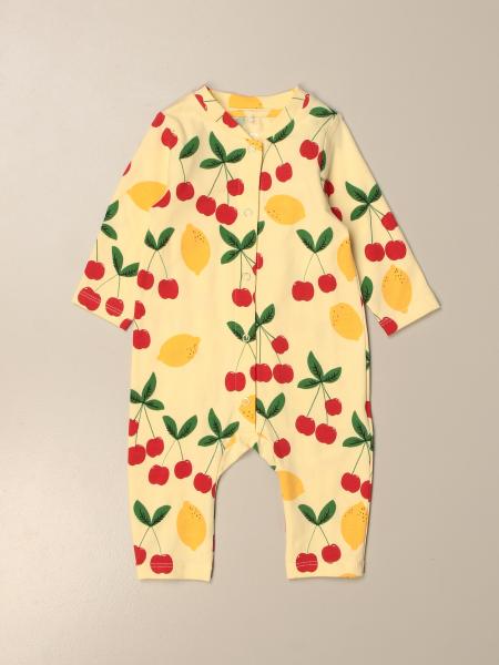 Mini Rodini: Mini Rodini onesie in patterned cotton