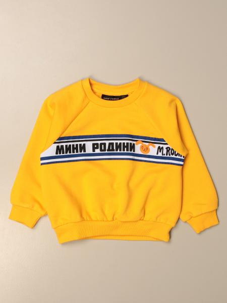 Mini Rodini: Mini Rodini crewneck sweatshirt with logoed band