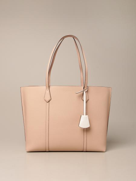 TORY BURCH: bag in textured leather - Pink