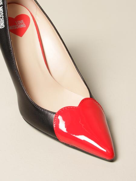 LOVE MOSCHINO: Décolleté in pelle - Nero | Décolleté Love Moschino  JA10089G1CIAR GIGLIO.COM