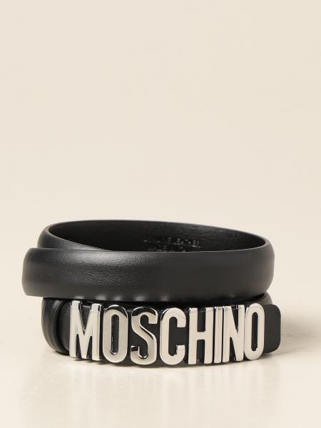 Cintura Boutique Moschino in pelle con big logo