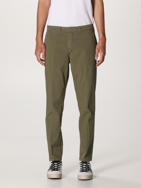FAY: pants with america pockets - Green | Fay pants NTM8642187T RSE ...