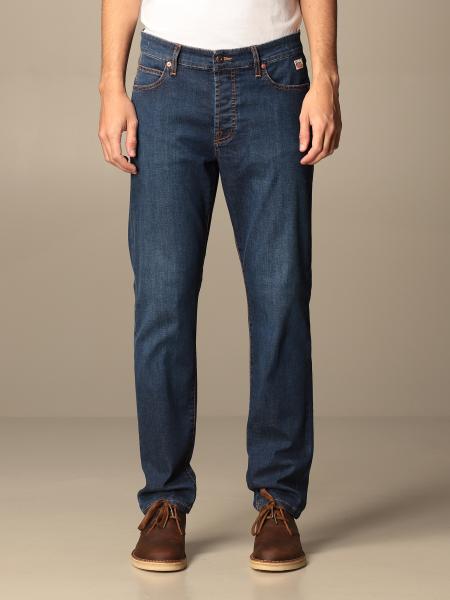ROY ROGERS: 5-pocket jeans - Denim | Roy Rogers jeans P21RRU104D4211645 ...